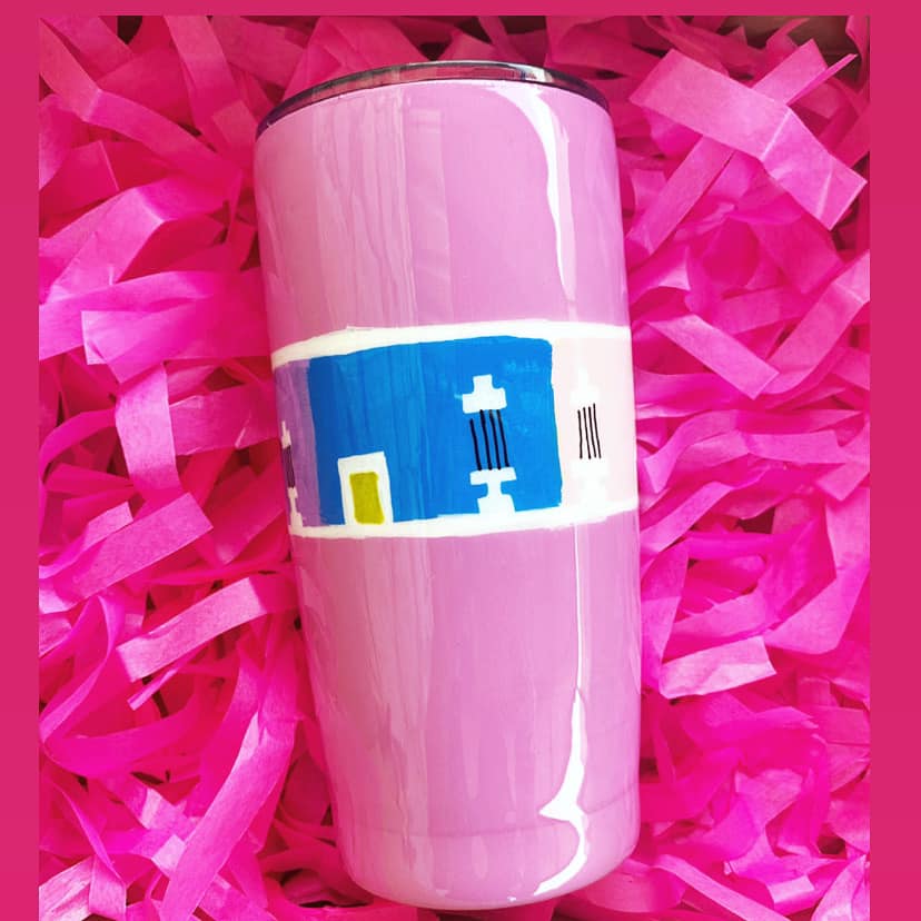 Vaso "Casas Coloniales"