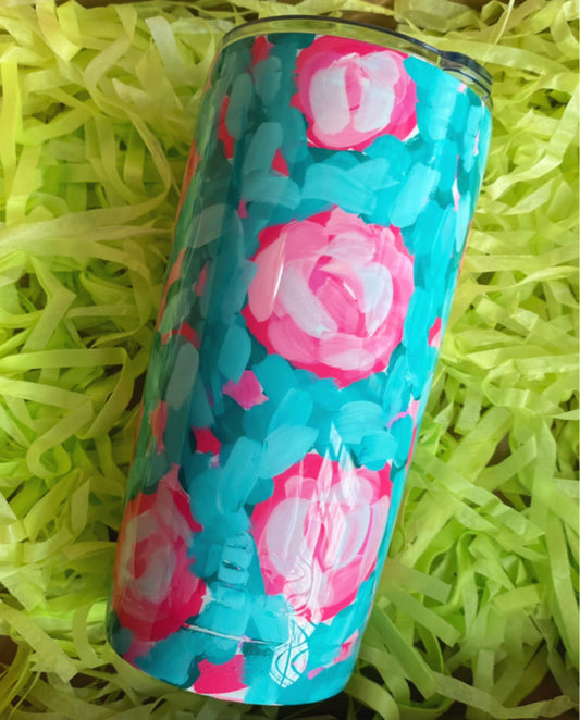 Vaso "Flores Rosadas"